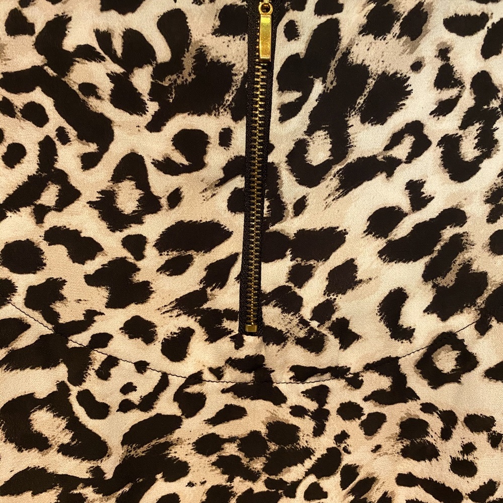 Animal print blouse 3x